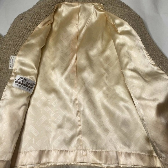 Vtg D’Esprit Faux Fur Knit Jacket - Picture 6 of 10